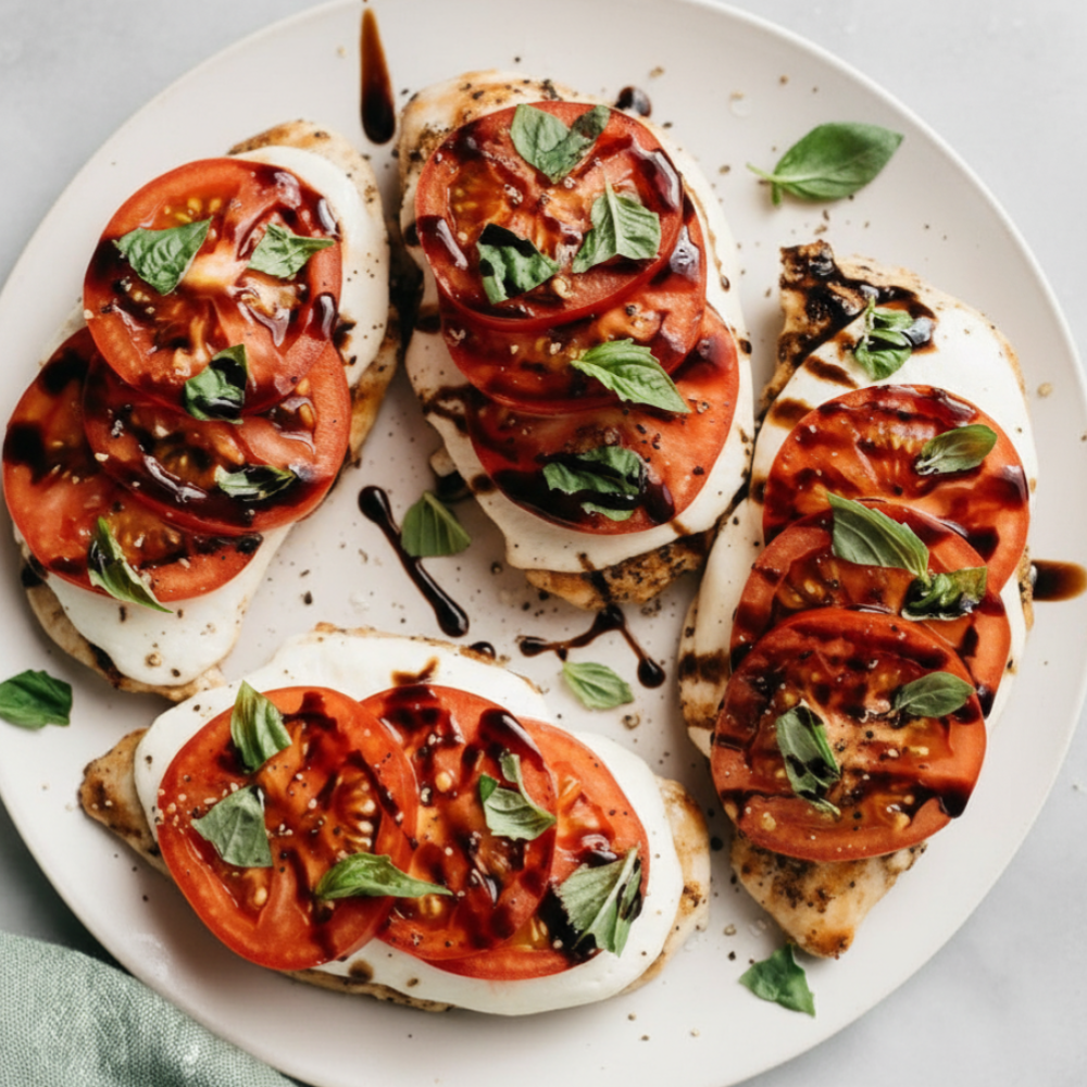 30-Minute Italian-Inspired Tomato Mozzarella Chicken