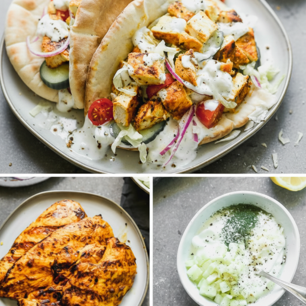 Homemade Greek Poultry Pitas: Quick Grilled Dinner