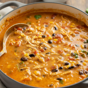 Easy Creamy Chicken Tortilla Soup Recipe (Stove & Crock Pot)