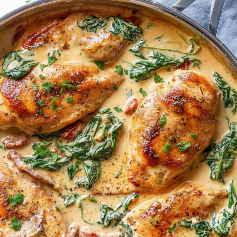 Olive Garden Inspired Italian Garlic Parmesan Poultry Recipe