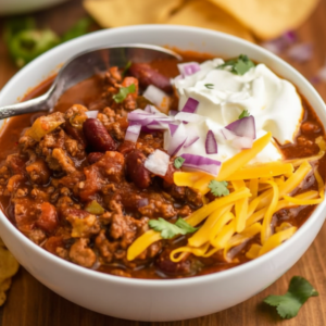 The Ultimate Crockpot Chili Recipe (Beef & Beans)