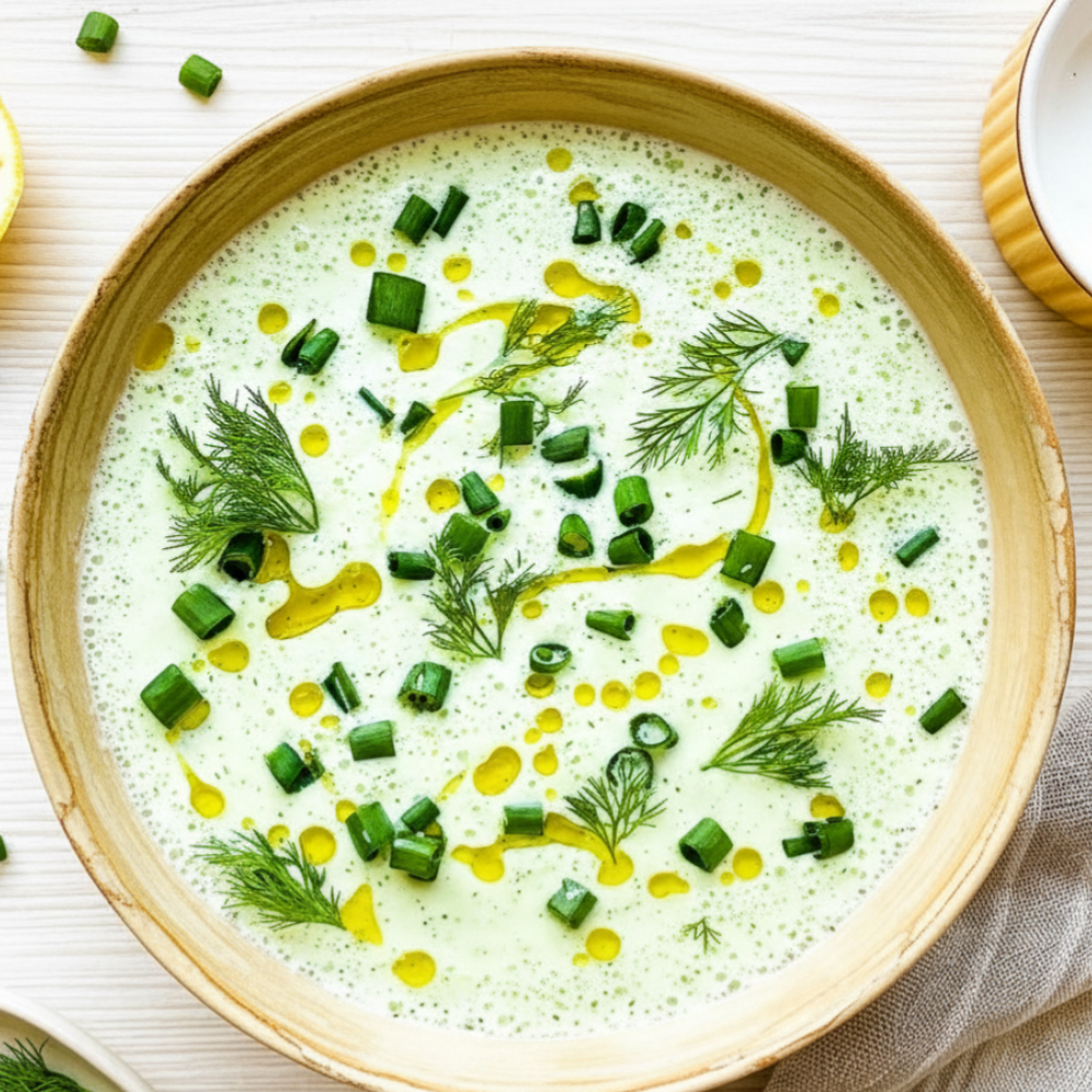 Quick & Refreshing Chilled Cucumber Dill Soup Recipe
