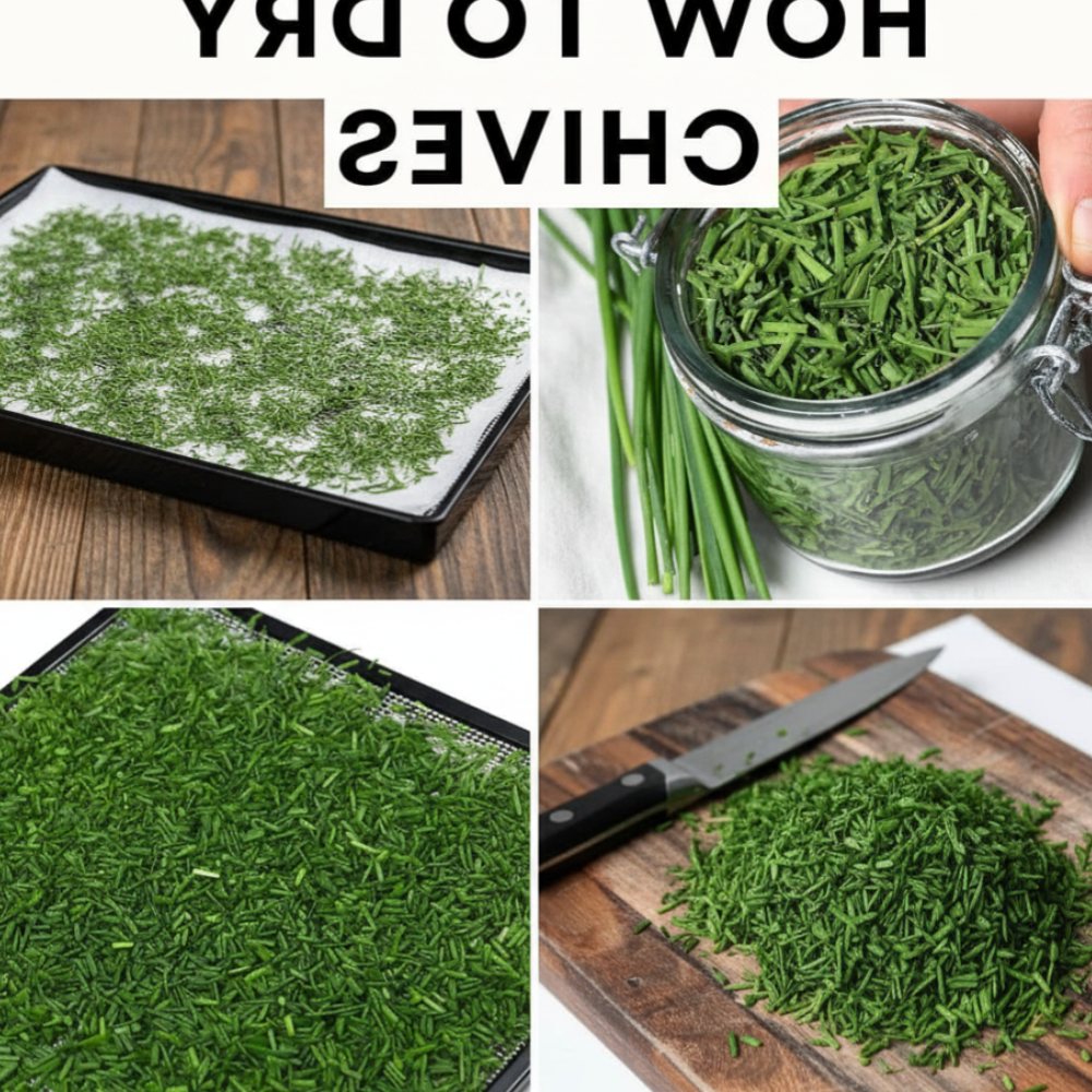 How to Dry Chives Perfectly at Home