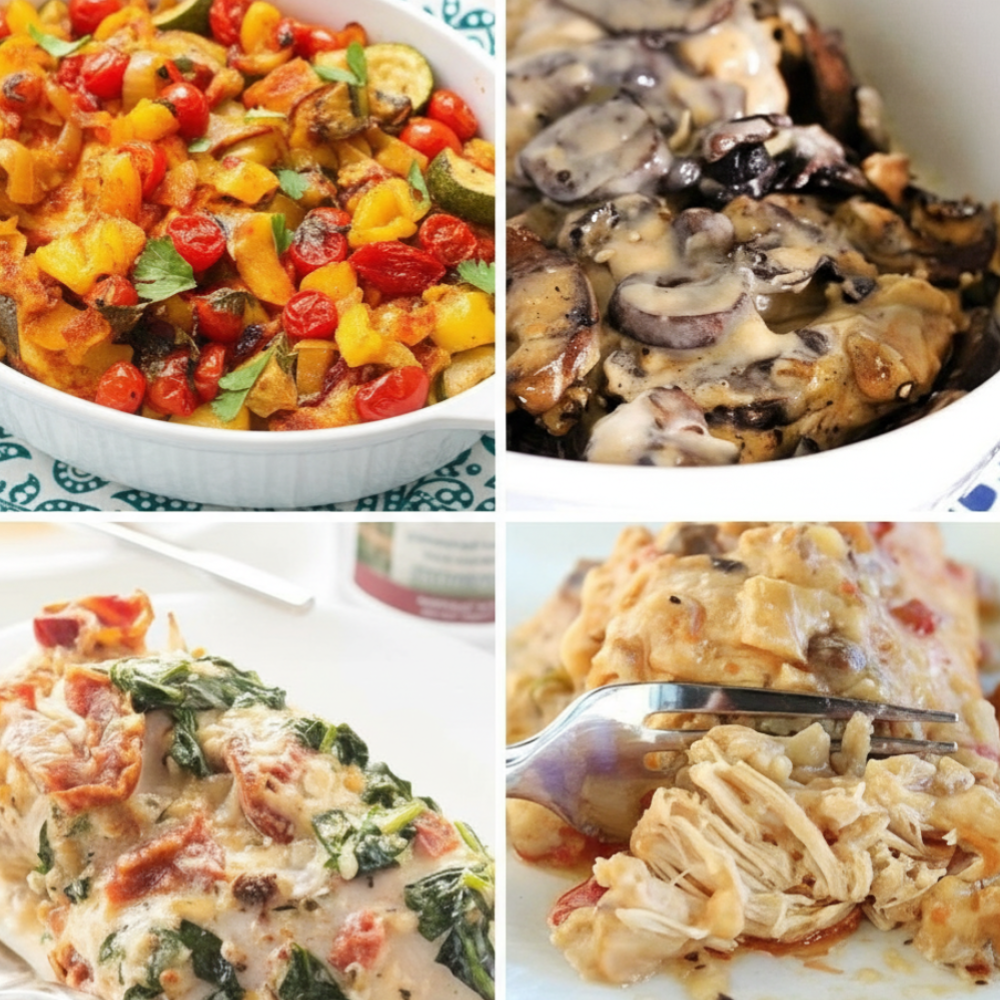 Creamy Slow Cooker Tuscan Chicken: A Cool Kitchen Dinner