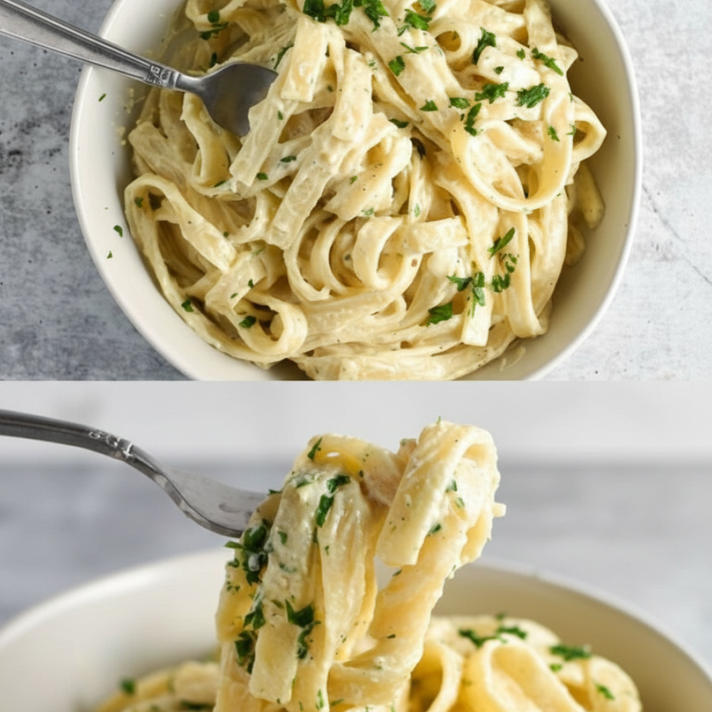 Creamy Boursin Cheese Fettuccine Recipe
