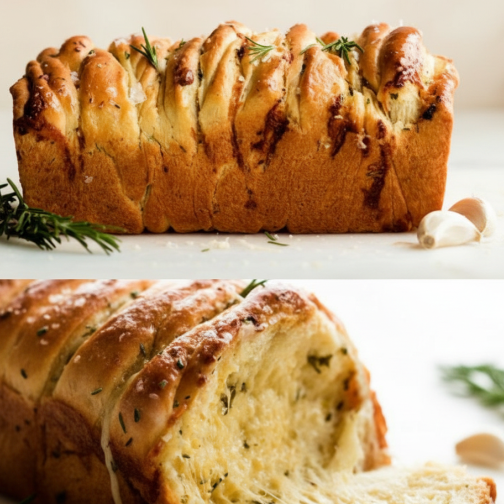 Cheesy Rosemary Tear-and-Share Bread Recipe