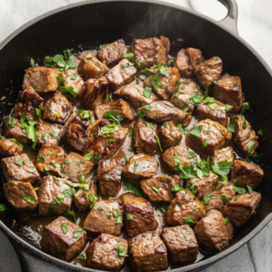 Delicious Pan-Seared Garlic Butter Beef Chunks (Quick Appetizer)