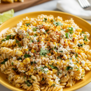Creamy Mexican Street Corn Pasta Salad (Greek Yogurt)