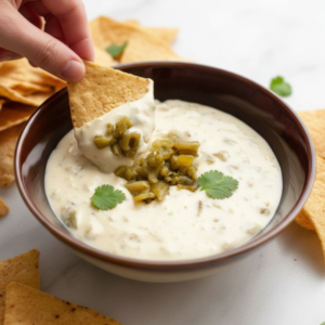 Creamy Hatch Chile Queso Dip Recipe (15 Minutes)