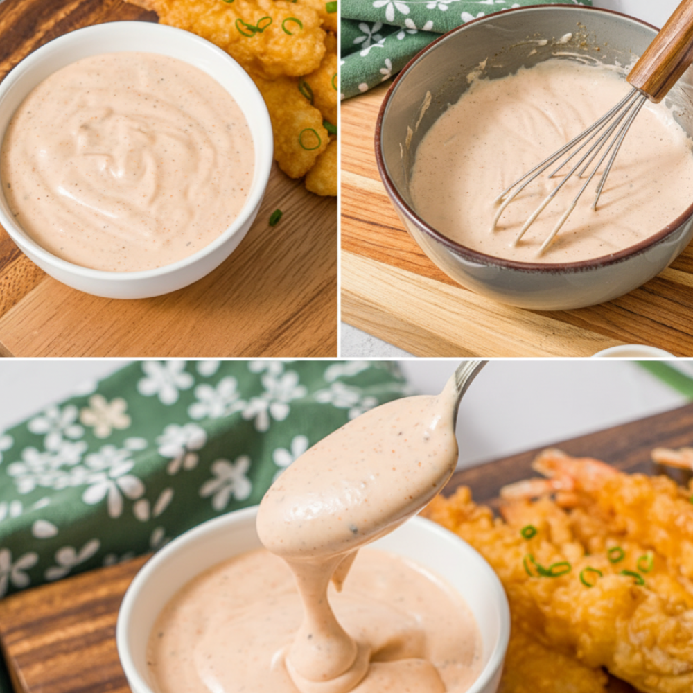 Easy Homemade Yum Yum Sauce & Crispy Fried Shrimp Recipe