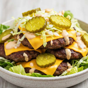 Ultimate Keto Big Mac Smash Burgers (2g Net Carbs)