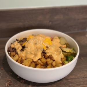 Healthy Loaded Burger Bowl Recipe (Easy & Customizable)