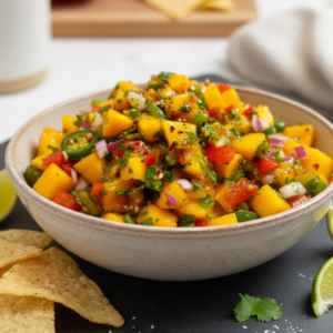 Fresh Homemade Mango Salsa (Easy 15-Minute Appetizer)