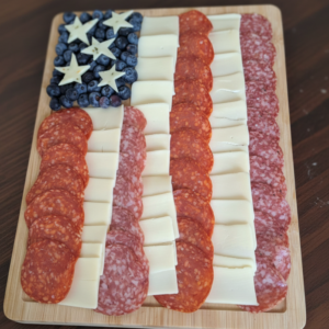 Ultimate 4th of July American Flag Grazing Platter (Beef-Based)