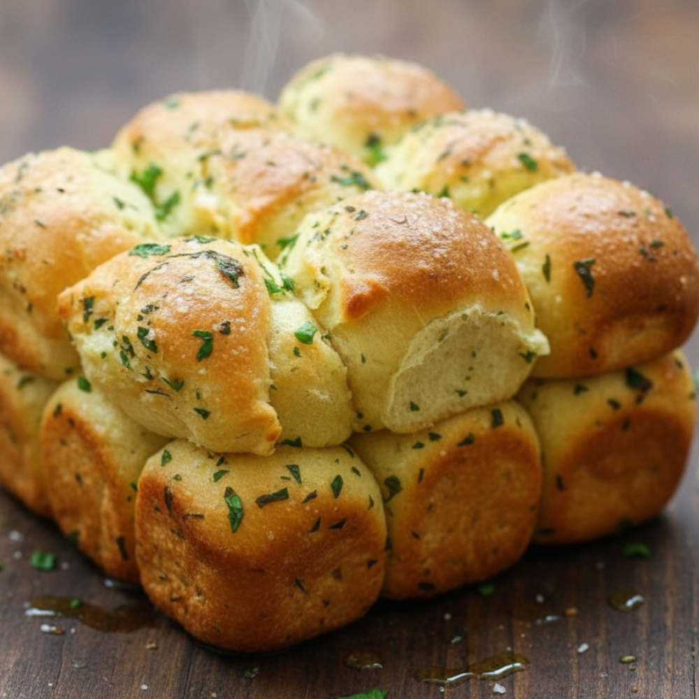 Homemade Tear-and-Share Garlic Loaf Recipe
