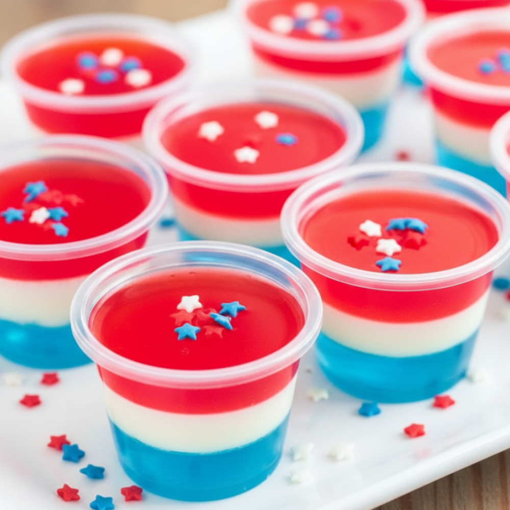 Red White Blue Jello Shots: Easy Patriotic Party Recipe