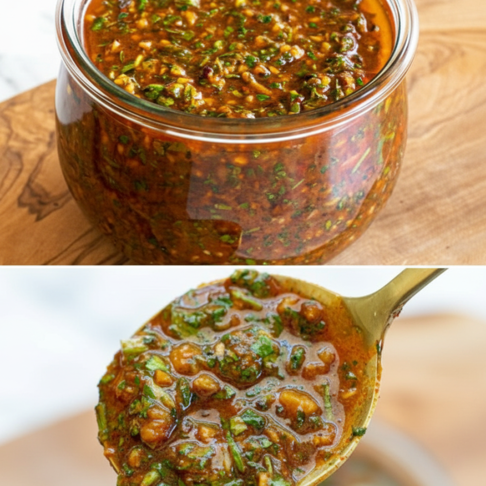 Authentic Smoky Red Chimichurri Recipe for Grilled Meats
