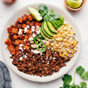 Viral Street Corn Beef Bowl Recipe (Meal Prep Friendly)