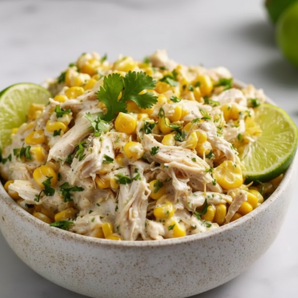 Viral Slow Cooker Street Corn Chicken (Easy Summer Dinner)