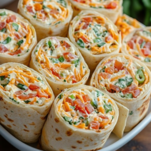 Easy Veggie Pinwheels: Quick Cream Cheese Party Appetizers