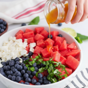 Refreshing Watermelon Blueberry Feta Salad Recipe