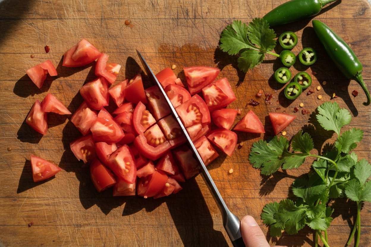 Authentic Pico de Gallo Recipe preparation step 1