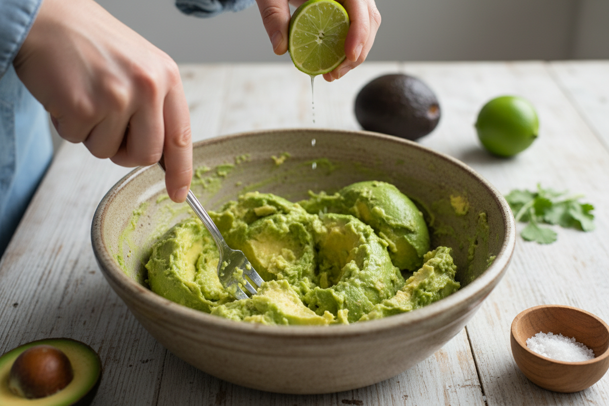 Best Guacamole Recipe preparation step 1