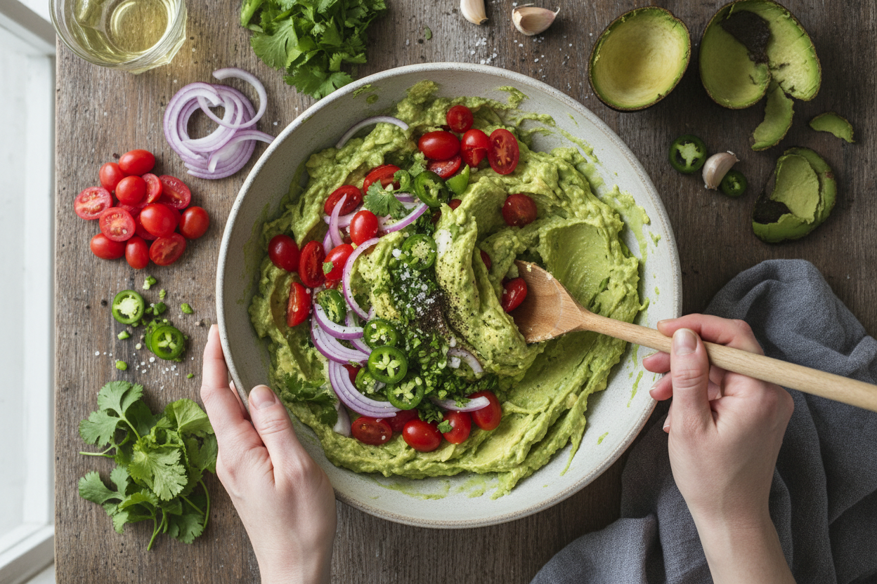 Best Guacamole Recipe preparation step 2