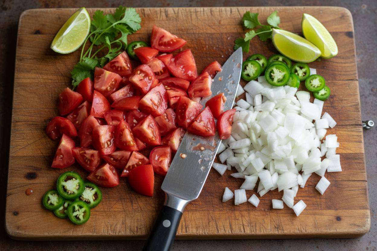 Best Homemade Salsa (Fresh or For Canning) preparation step 1