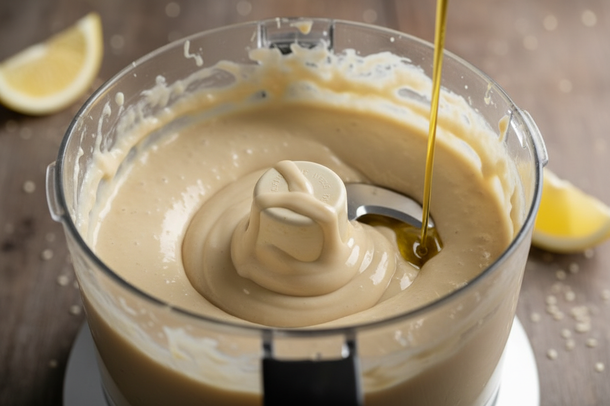 Best Hummus Recipe preparation step 1