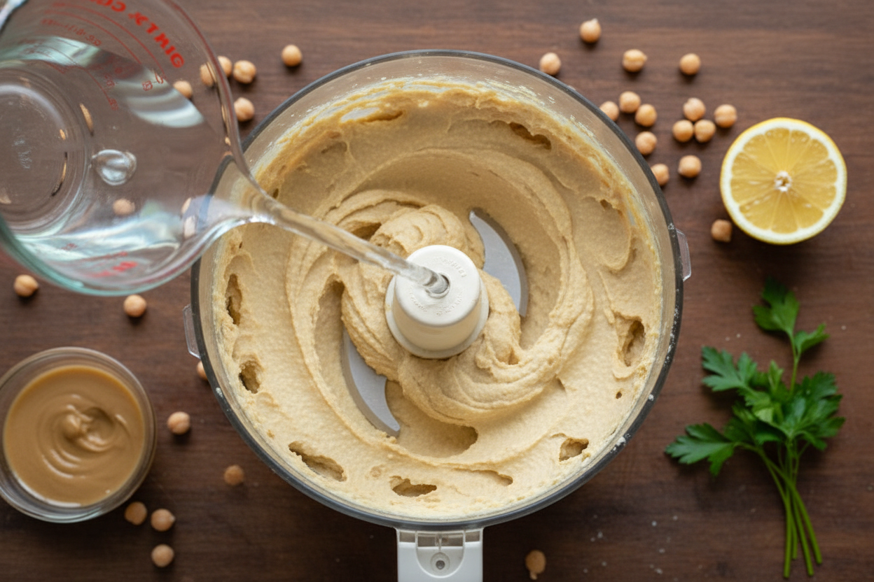 Best Hummus Recipe preparation step 2