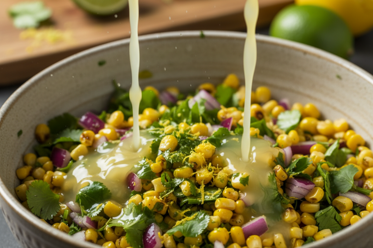 Chipotle Corn Salsa preparation step 2