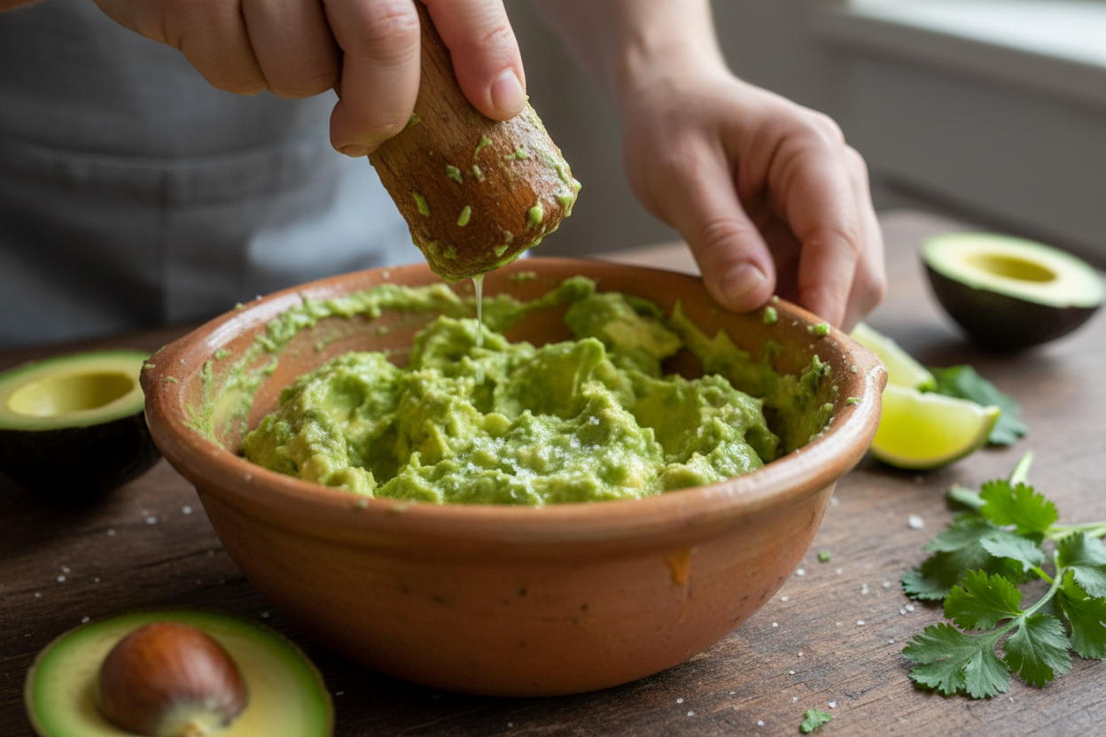 Chipotle Guacamole Recipe preparation step 1