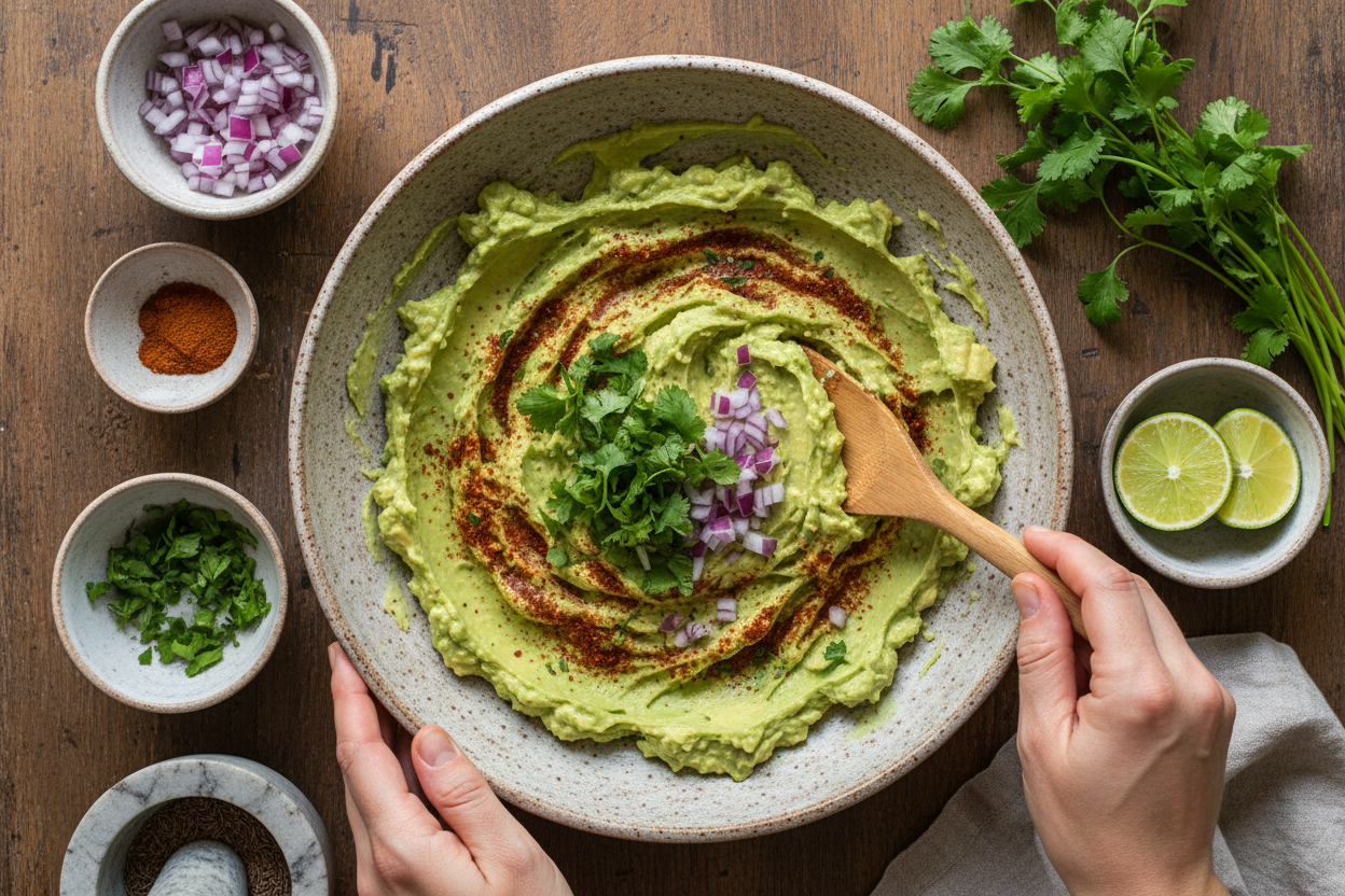 Chipotle Guacamole Recipe preparation step 2
