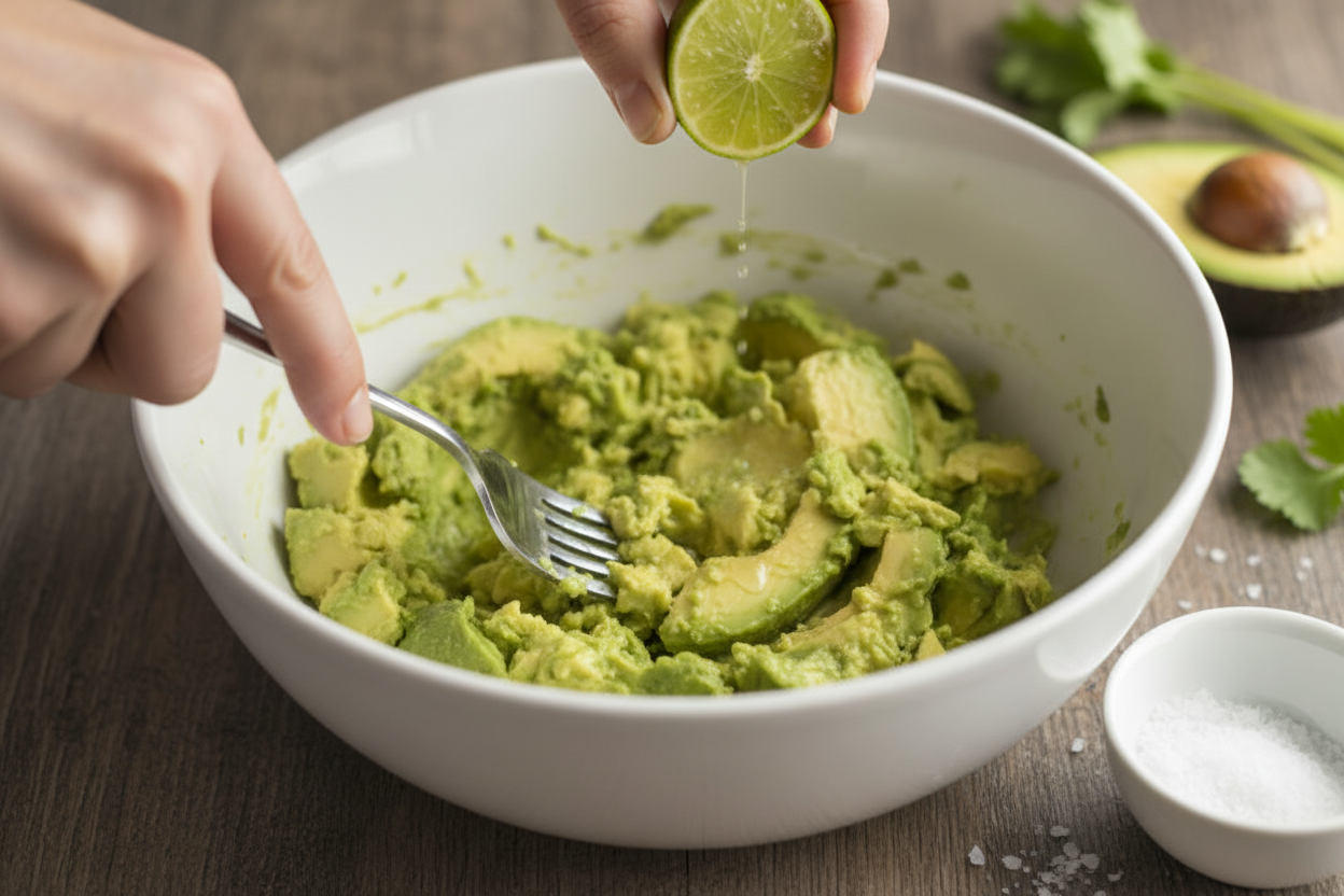 Chipotle Guacamole (Copycat) preparation step 1