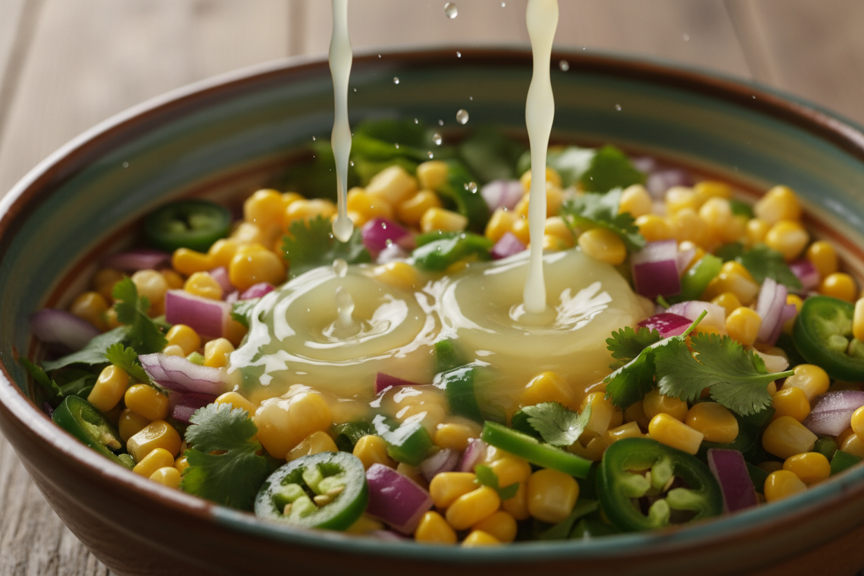 Copycat Chipotle Chili Corn Salsa preparation step 2