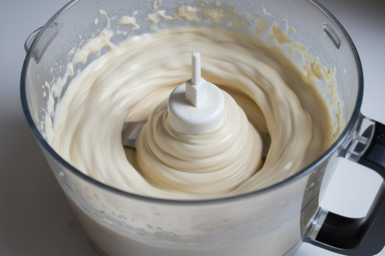 Creamy Easy Hummus preparation step 1