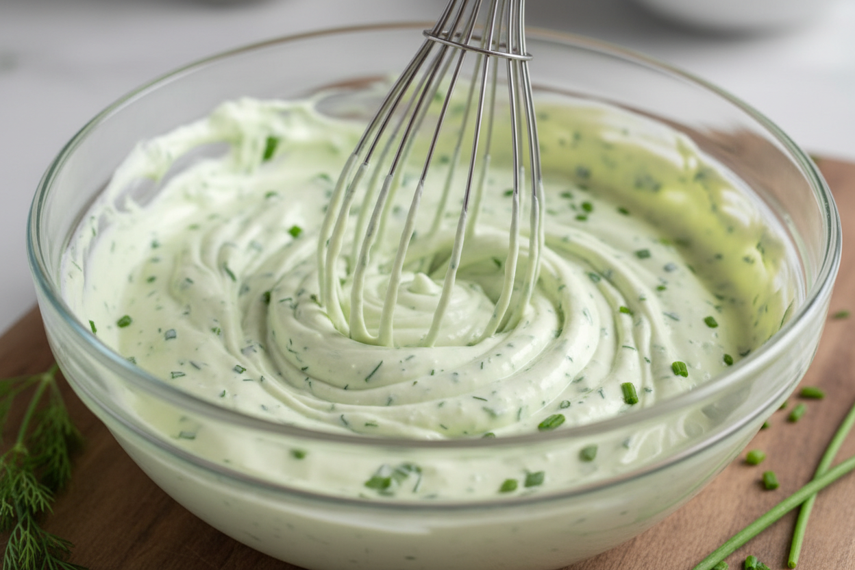 Cucumber Roses with Green Dip preparation step 2