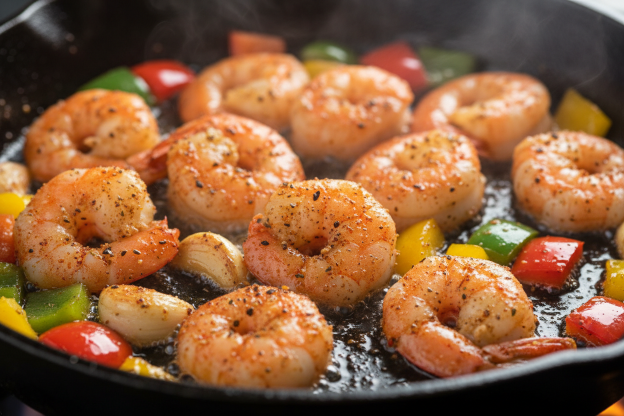 Easy Cajun Jambalaya Pasta preparation step 2