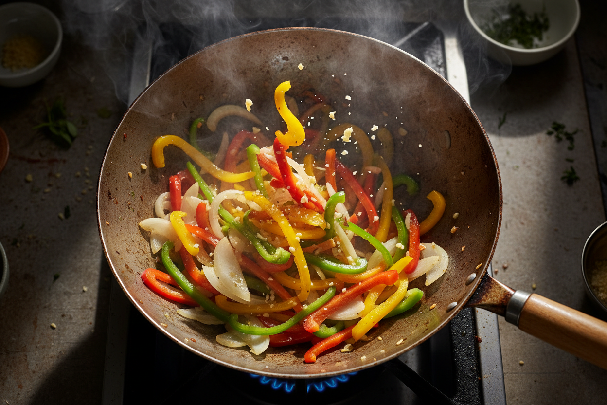 Easy Chinese Pepper Steak Stir Fry with Onions preparation step 2