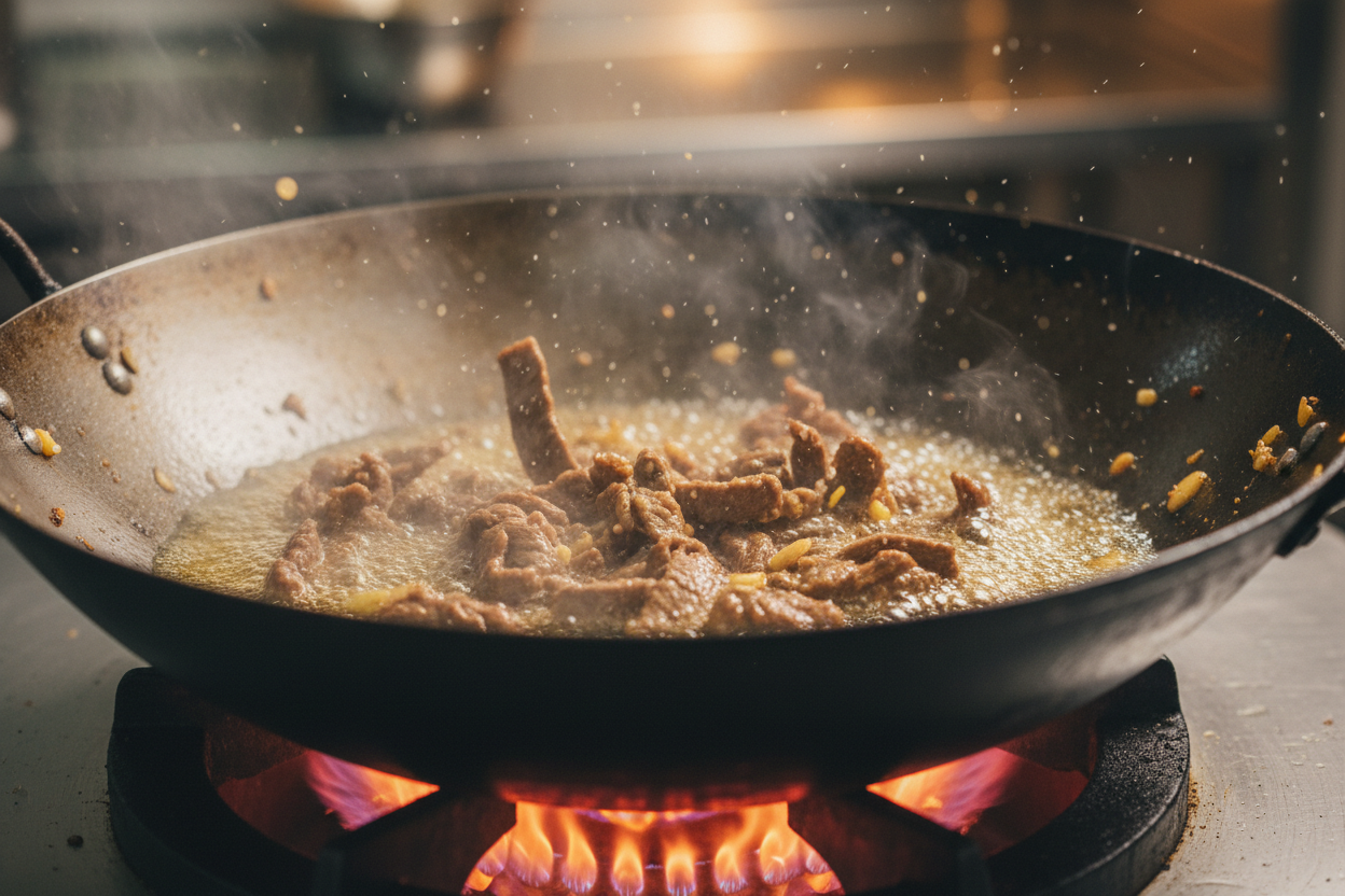Easy Pepper Steak preparation step 1