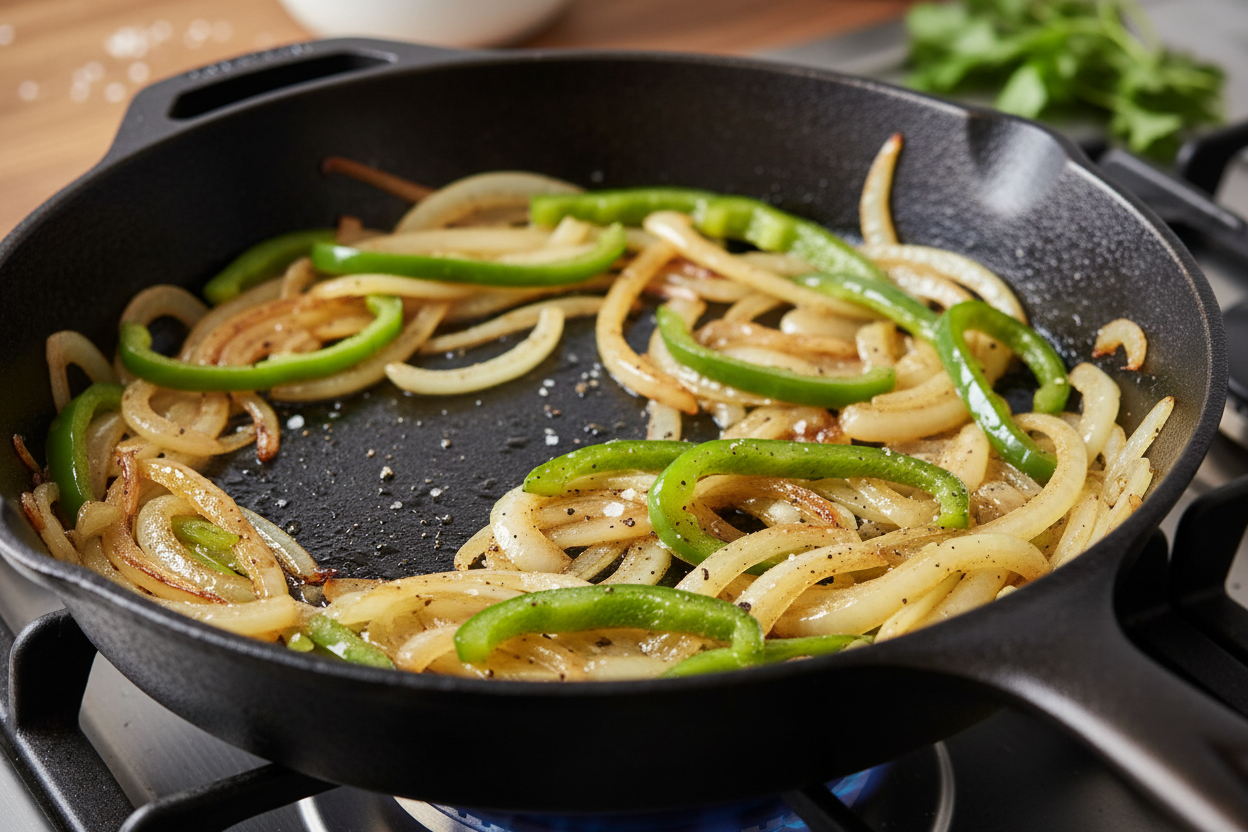Easy Philly Cheesesteak Recipe preparation step 2