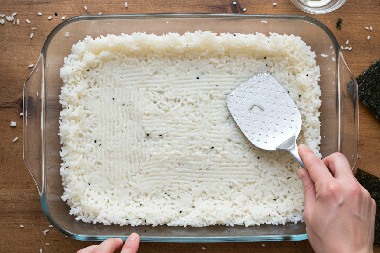 Easy Sushi Bake preparation step 2