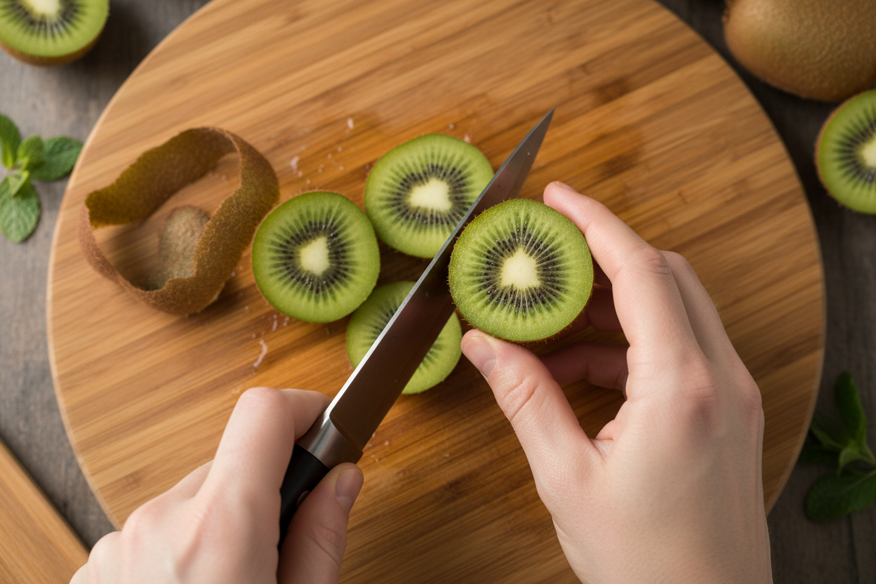Fruits Platter preparation step 1