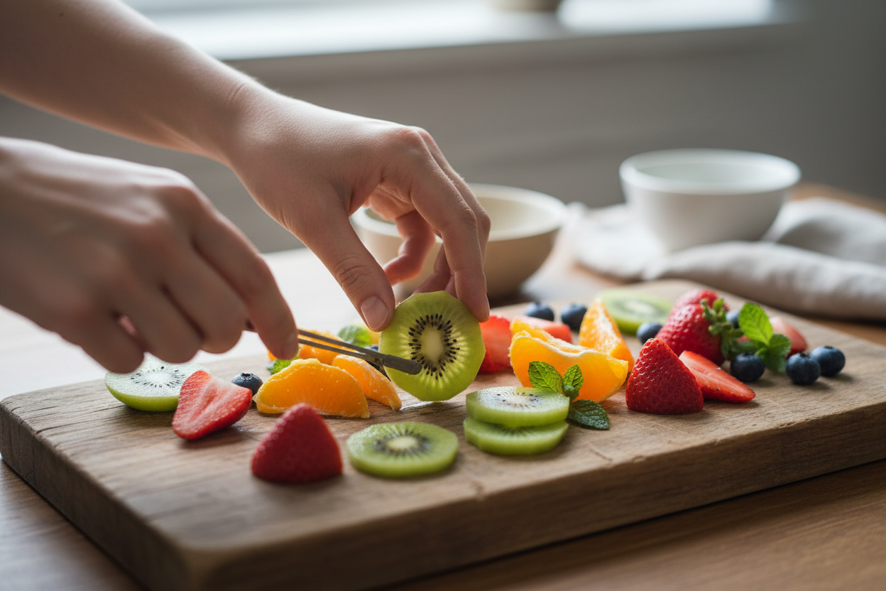 Fruits Platter preparation step 2
