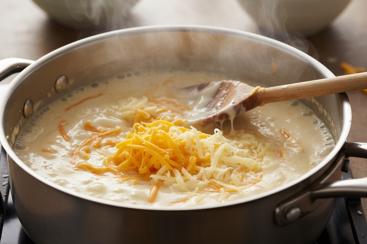 Homemade Baked Mac and Cheese preparation step 1