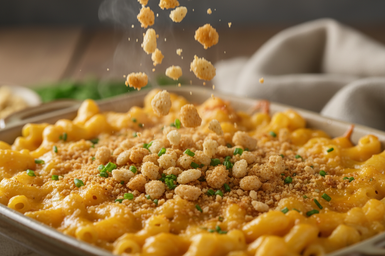 Homemade Baked Mac and Cheese preparation step 2