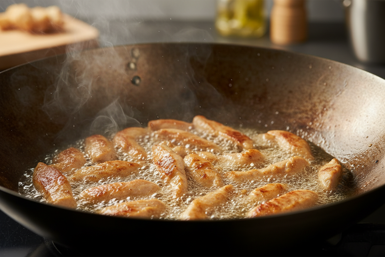 Honey Garlic Chicken Noodles preparation step 1