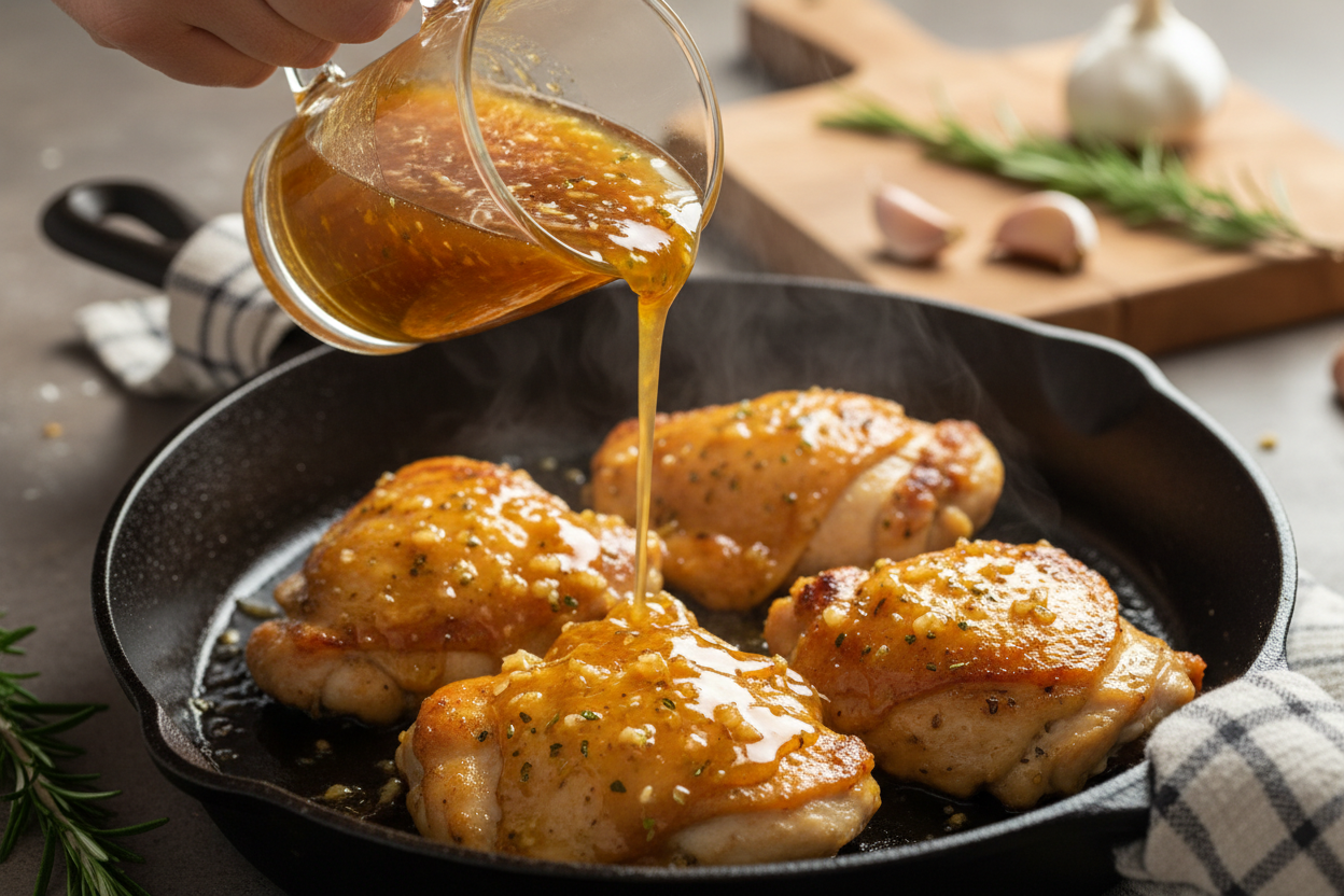 Honey Garlic Chicken Breast preparation step 2