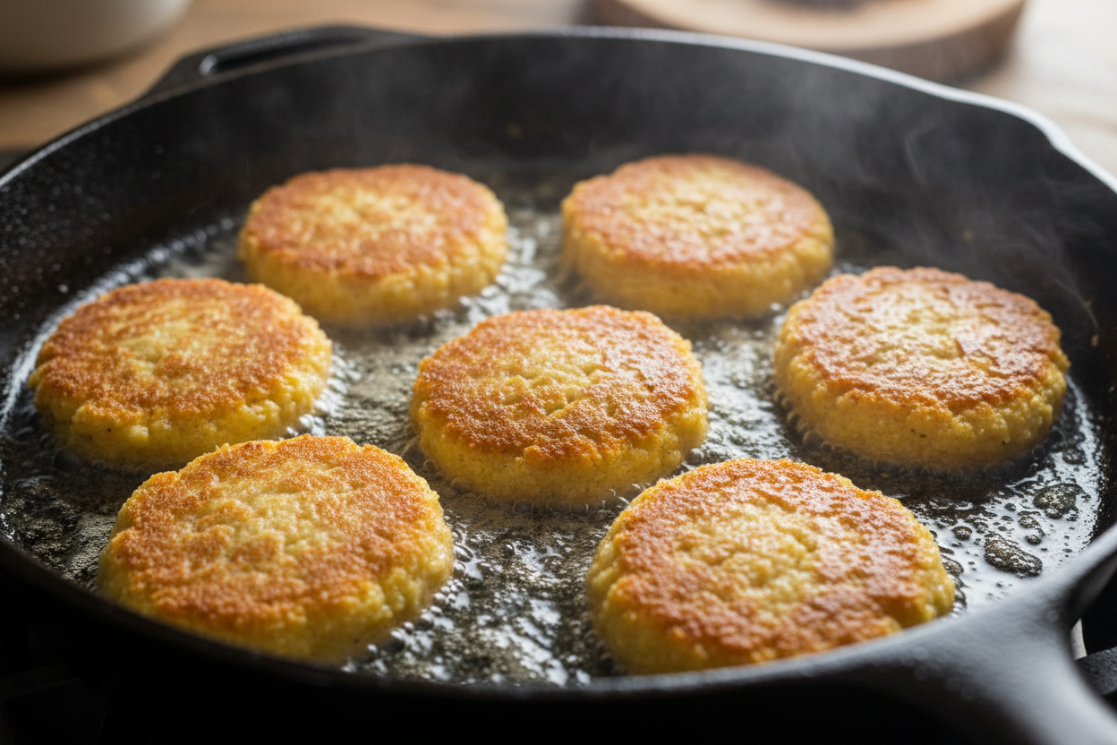 Hot Water Cornbread preparation step 2